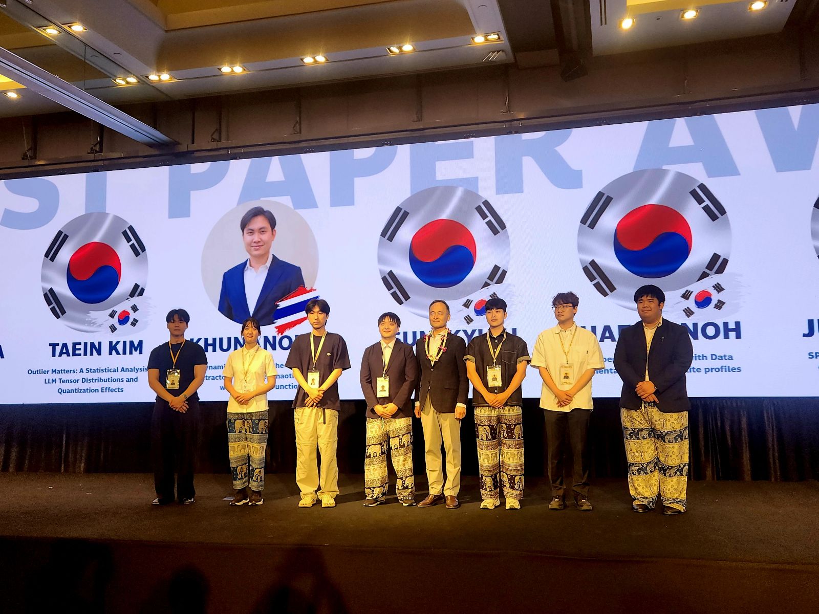 ITC-CSCC 2026 Best Paper Award 수상 사진 1